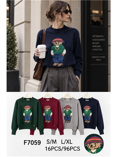 Teddy bear sweater 2