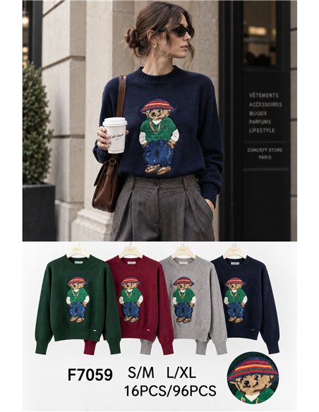 Teddy bear sweater