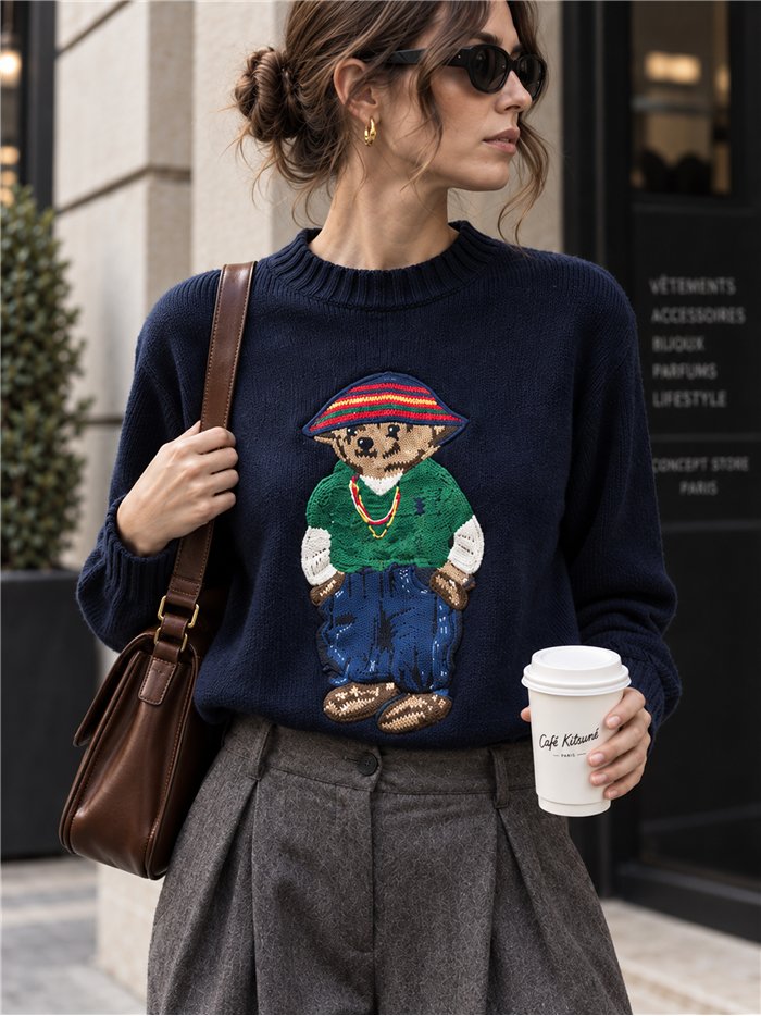 Teddy bear sweater