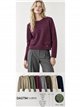 Jersey mit ausgefranstem Saum