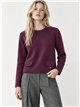 Jersey mit ausgefranstem Saum