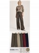 Pantaloni in maglia a gamba larga con coulisse
