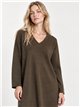 Pull long à col en V