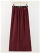 Pantalón wide leg de punto con cinturón