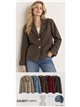 Blazer de punto botones dorados