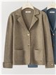 Blazer de punto botones dorados