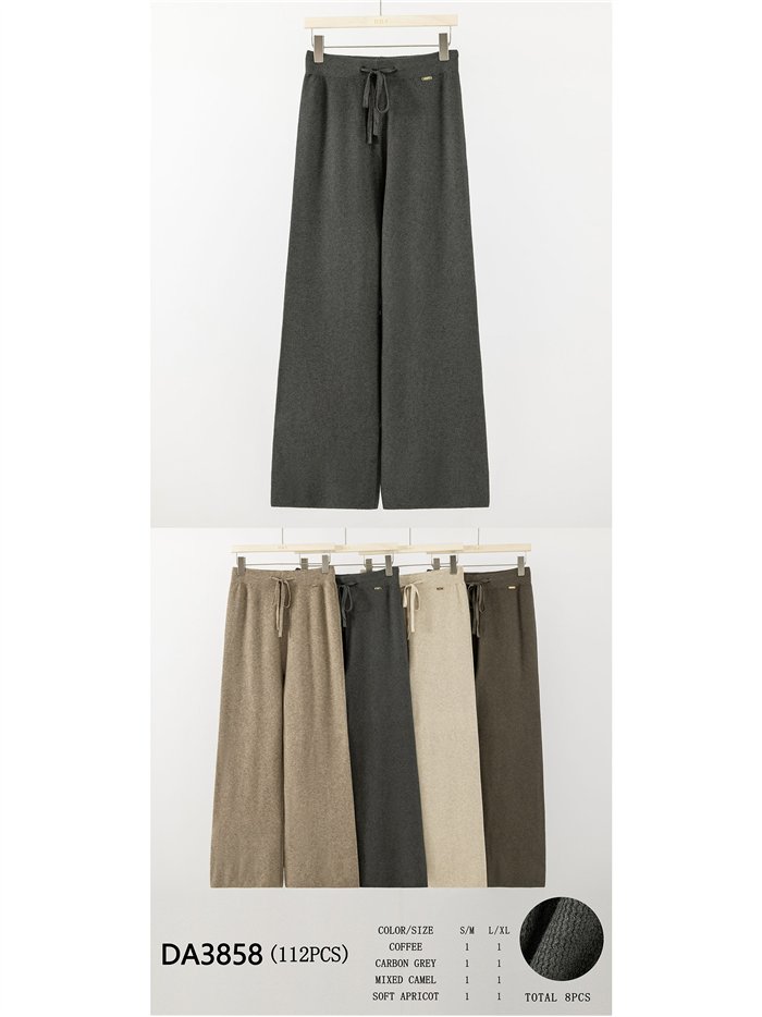 Strukturierte, weite Hose mit Ordon