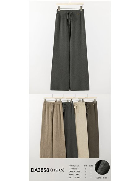 Strukturierte, weite Hose mit Ordon