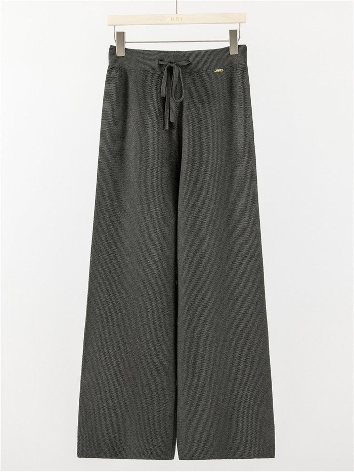 Strukturierte, weite Hose mit Ordon