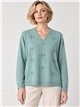Embroidered bow sweater