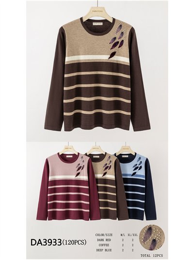 Jerseystreifen mit Blattapplikationen 2