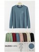 Maglione con effetto tasca e strass