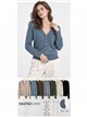 Cardigan con bottoni dorati