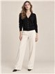 Cardigan con bottoni dorati