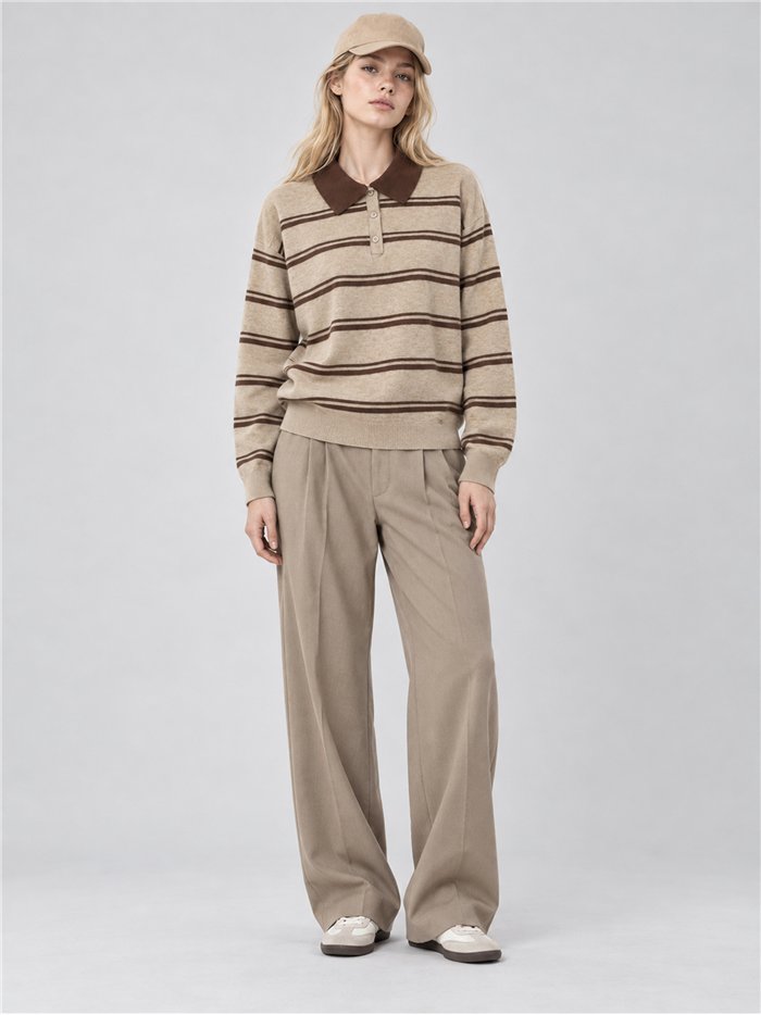 gestreiftes Poloshirt