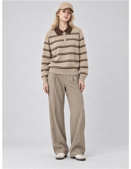gestreiftes Poloshirt