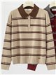 gestreiftes Poloshirt
