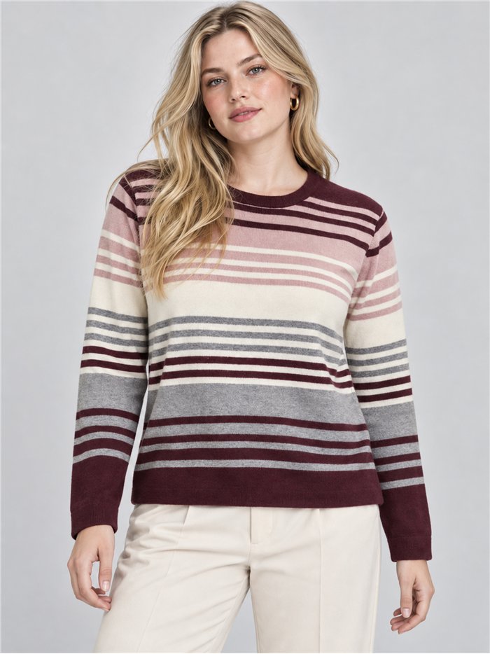 Jersey talla grande de rayas