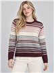 Jersey talla grande de rayas