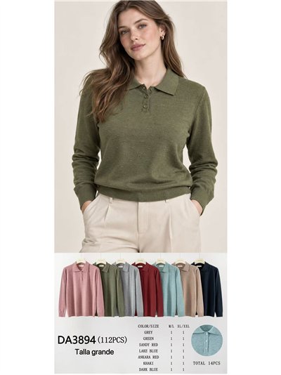Jersey polo talla grande 2