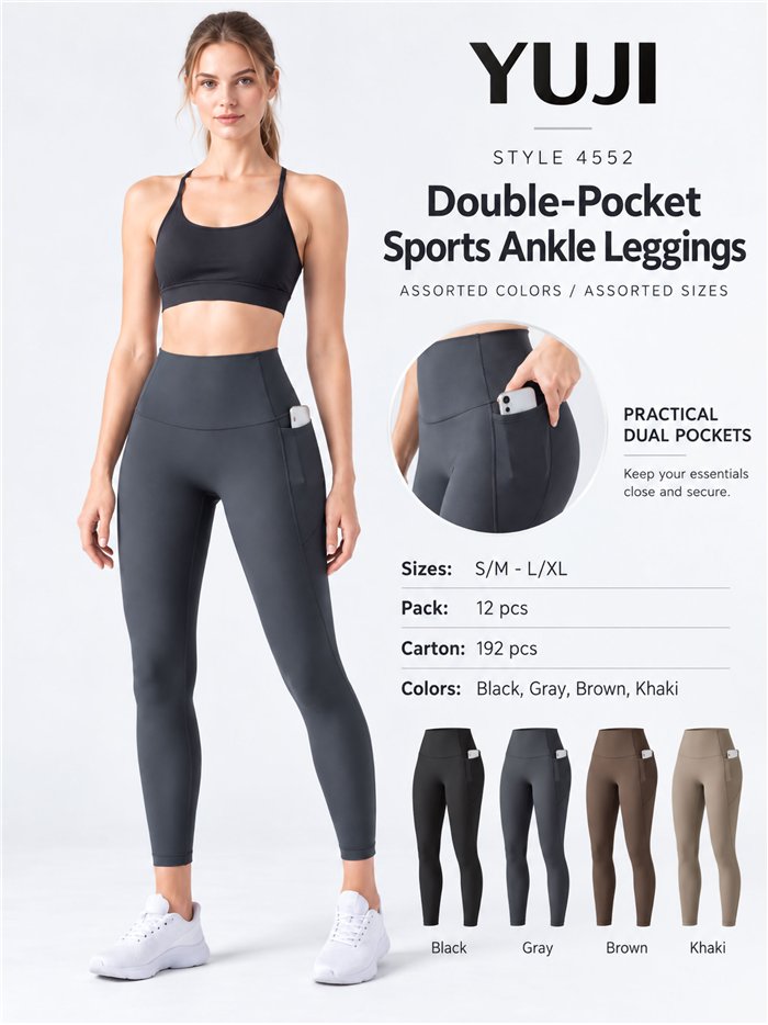 Leggings deportivos bolsillos laterales