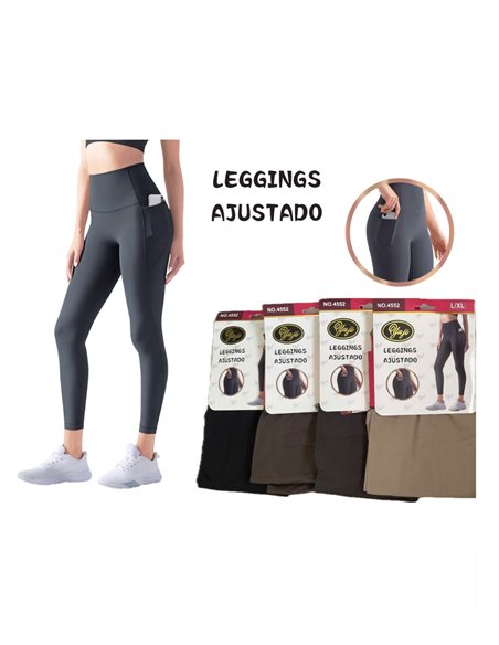 Leggings deportivos bolsillos laterales
