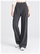 Pantalón deportivo wide leg bolsillos
