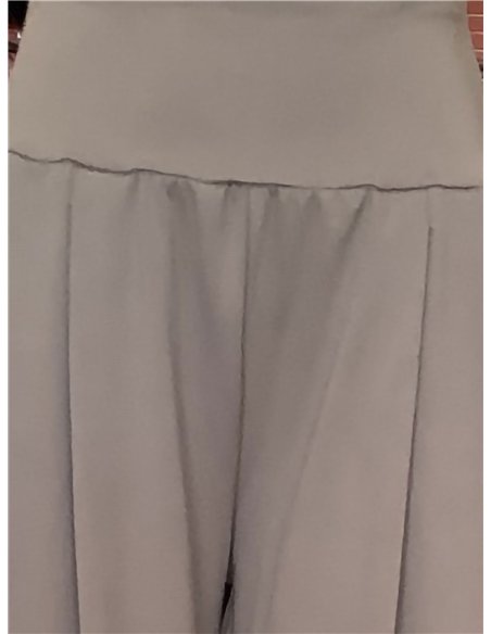 Pantalón deportivo wide leg bolsillos