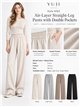 Pantalón de chándal wide leg cintura elástica