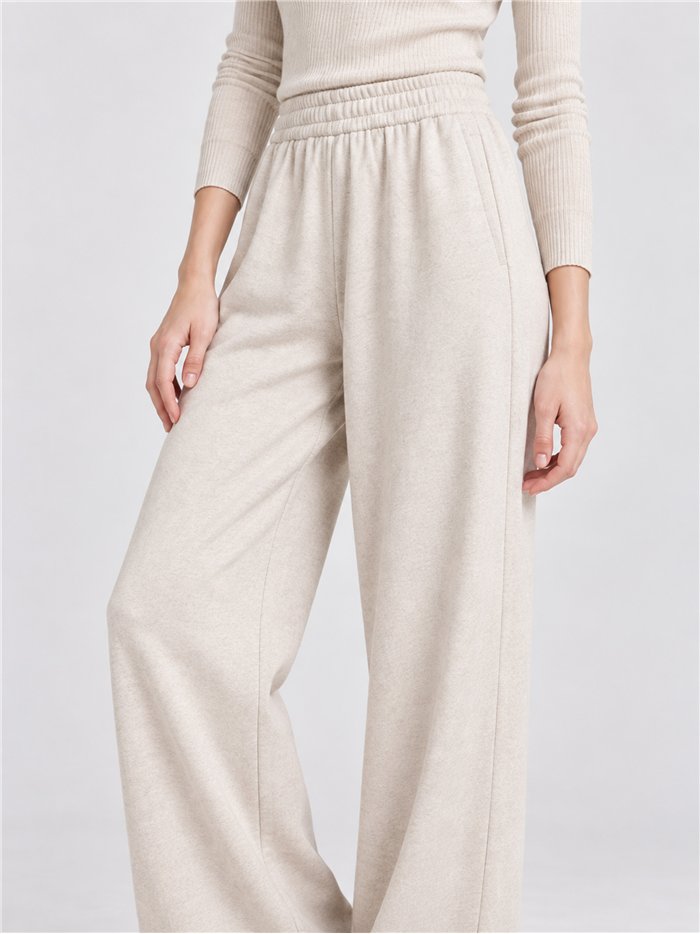 Pantalón de chándal wide leg cintura elástica