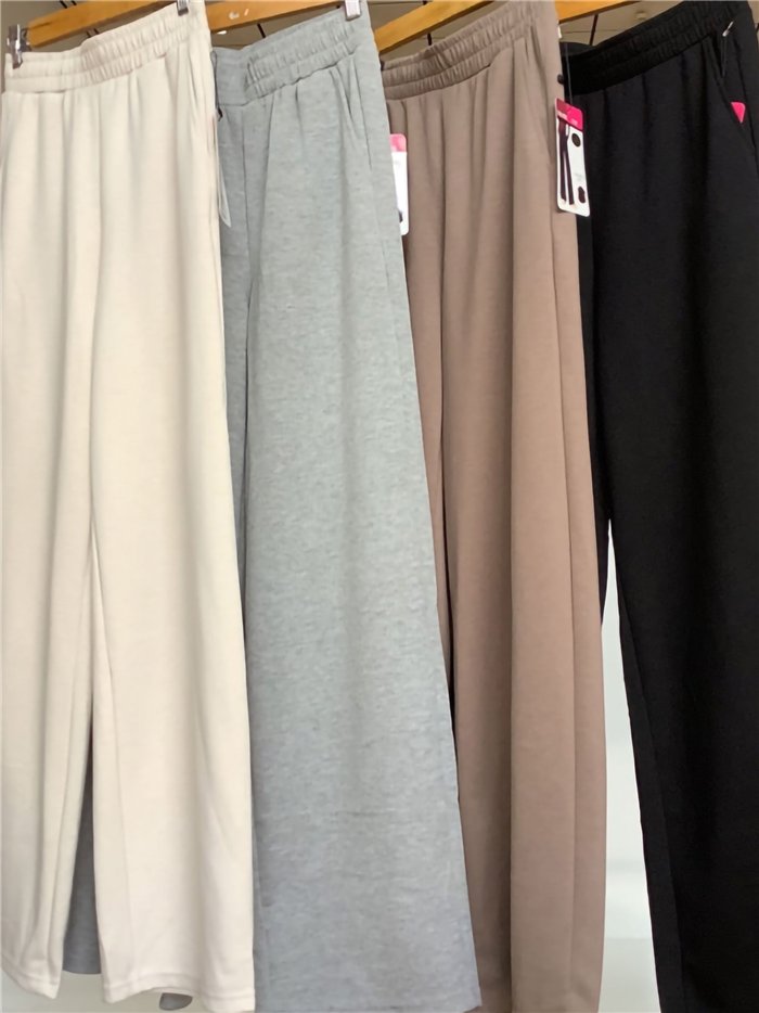 Pantalón de chándal wide leg cintura elástica