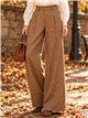 Pantalón wide leg de cuadros