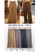 Pantalón wide leg de cuadros