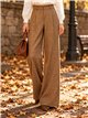 Pantalón wide leg de cuadros