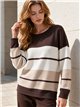 Jersey color block de rayas