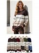 Jersey color block de rayas