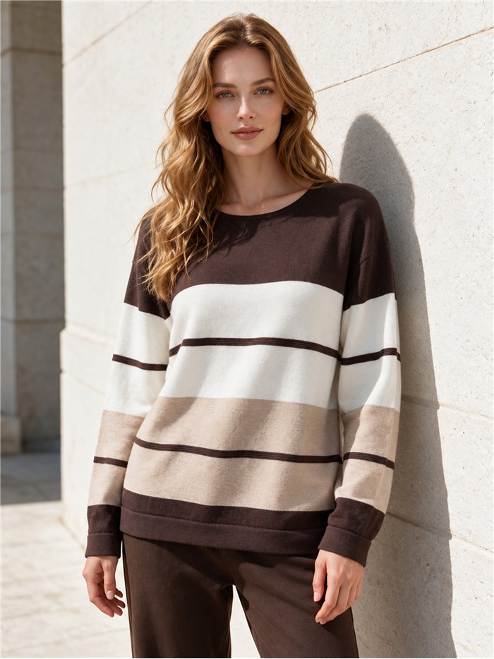 Jersey color block de rayas