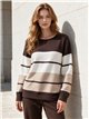 Jersey color block de rayas