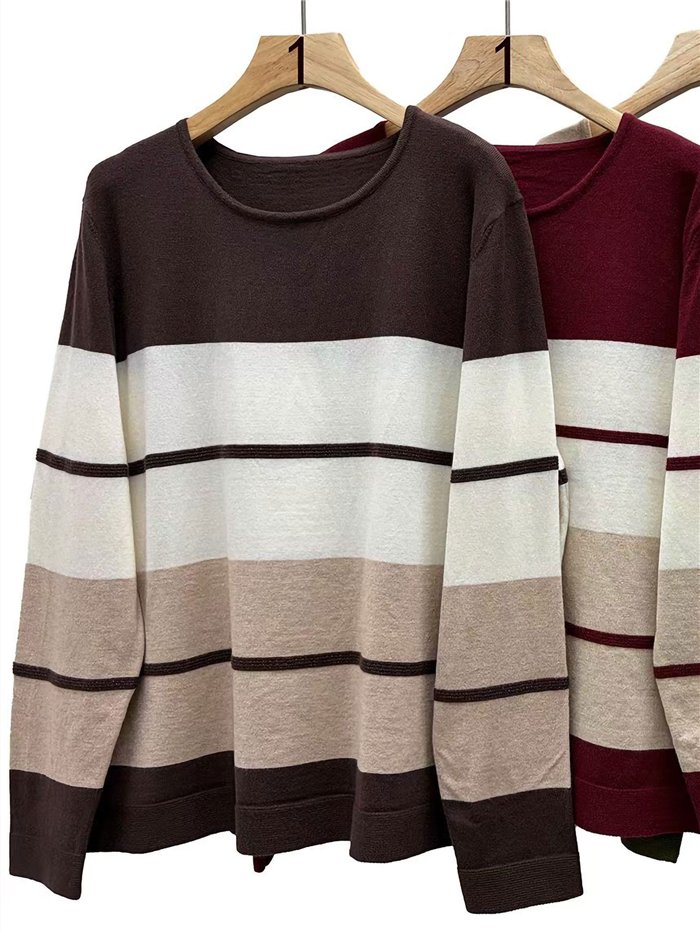 Jersey color block de rayas