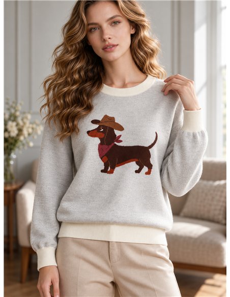 Jersey perro salchicha cowboy