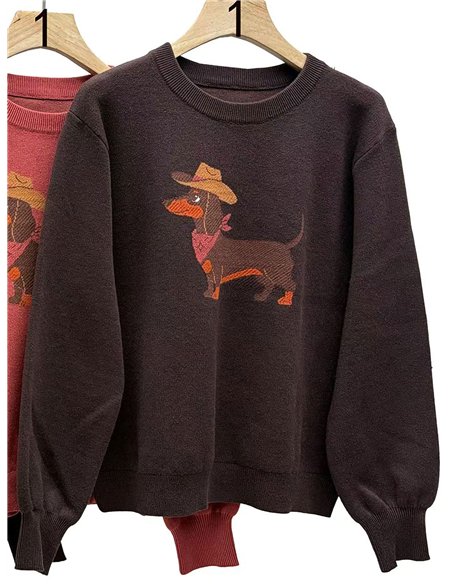 Jersey perro salchicha cowboy