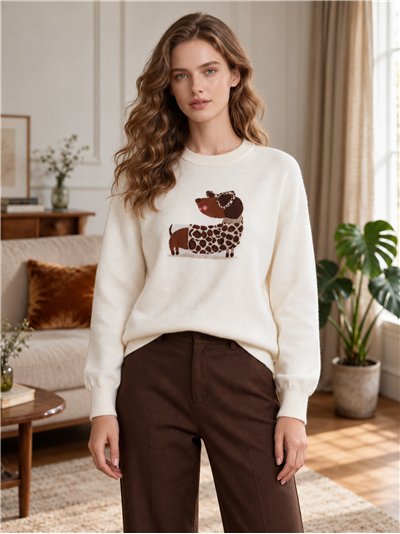Jersey perro salchicha animal print