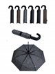 Automatic folding umbrella with timeless check print