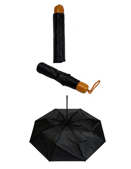 Ombrello pieghevole nero