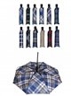 Tartan check compact umbrella