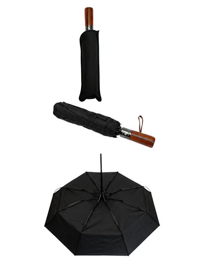 Parapluie pliant noir classique 2