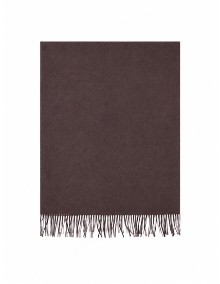 Plain fringe scarf