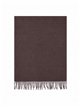 Plain fringe scarf