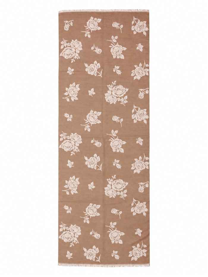 Bufanda estampado rosas