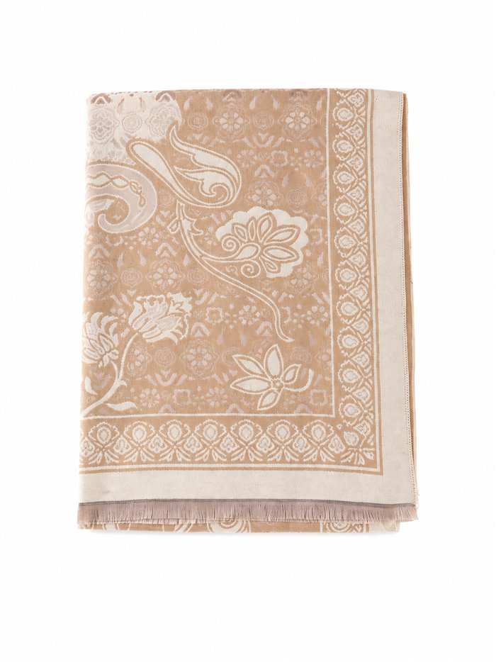 Lenço com estampa paisley